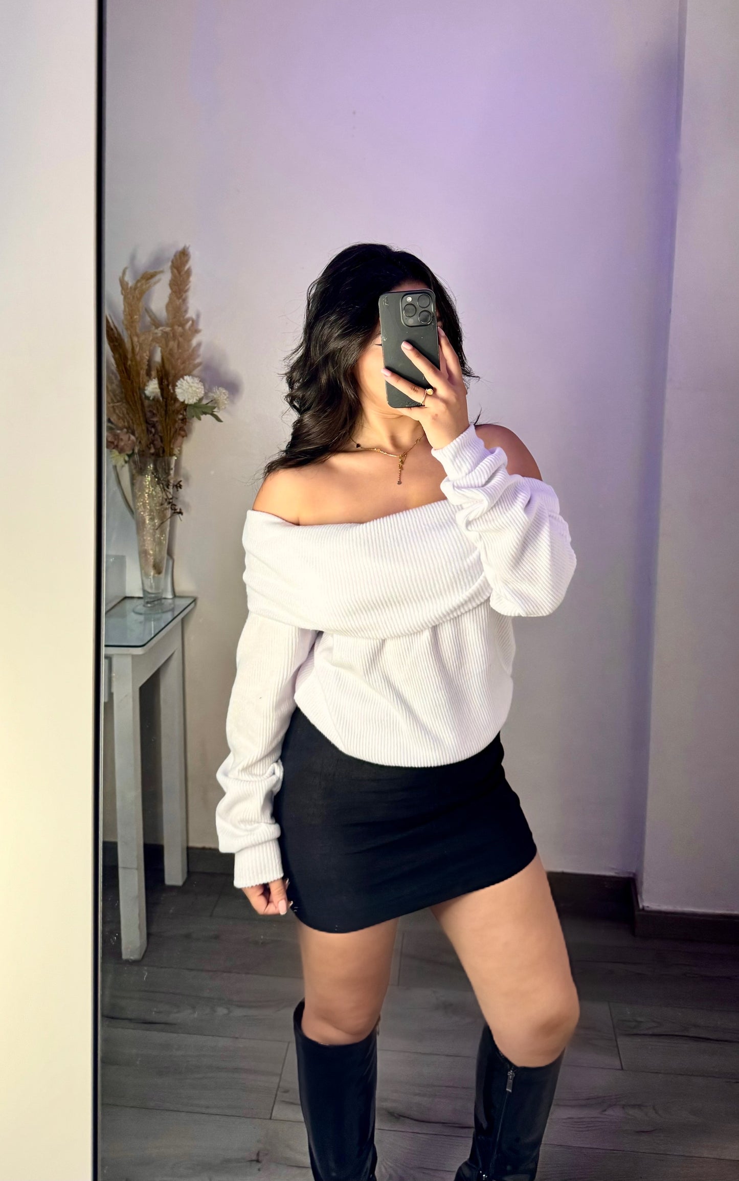 Oversized off shoulder