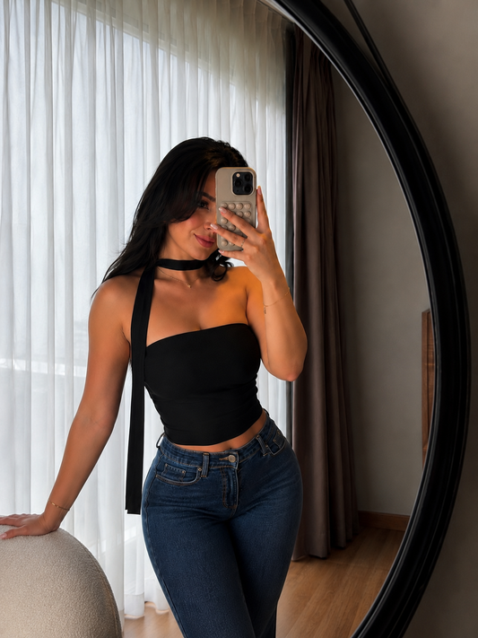 Top bandeau noué