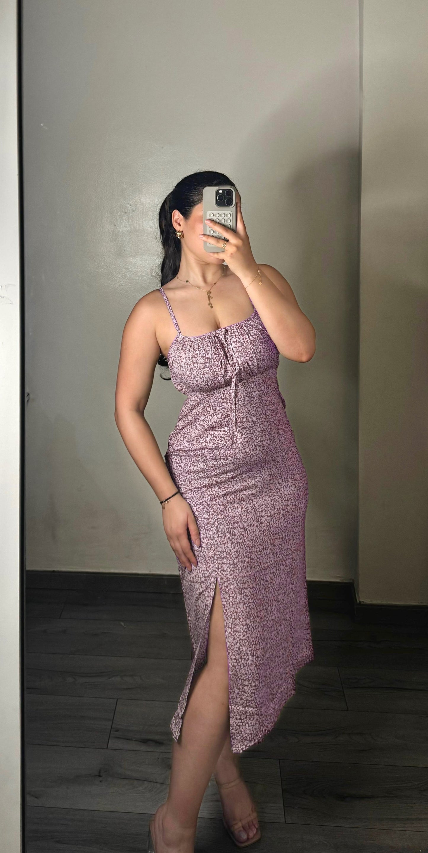 Floral midi dress