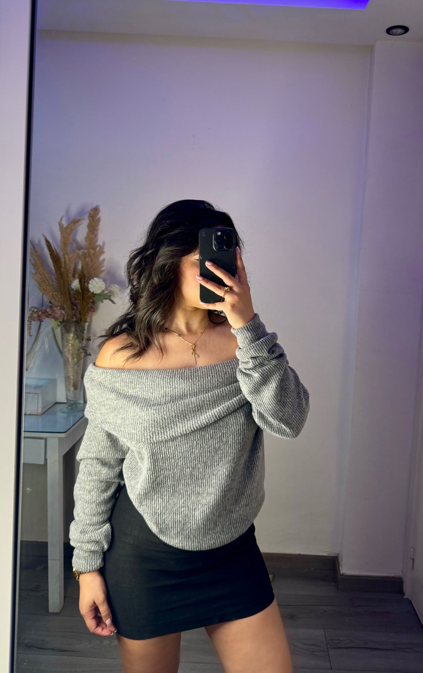 Oversized off shoulder